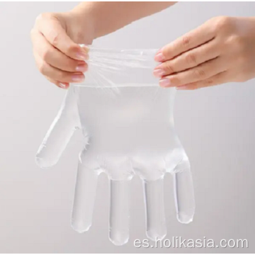 PPE Guantes desechables de plástico